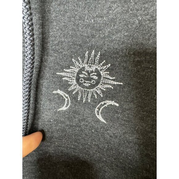 Rue 21 Women's Gray‎ Hoodie, gray hoodie, rue 21 hoodie, gray sweatshirt, - Picture 4 of 7